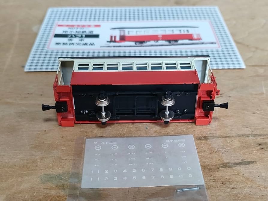 Amazon.co.jp: ワールド工芸 尾小屋鉄道 ハフ1 二軸客車 1/87